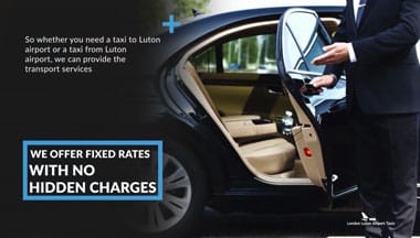 Luton airport taxi meeting service